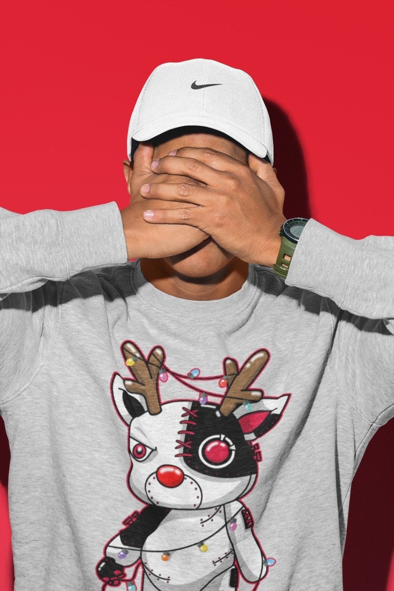 Jordan 4 Red Thunder Sneaker Match Tees Cyborg Reindeer Sneaker Tees Jordan 4 Red Thunder Sneaker Release Tees Unisex Shirts