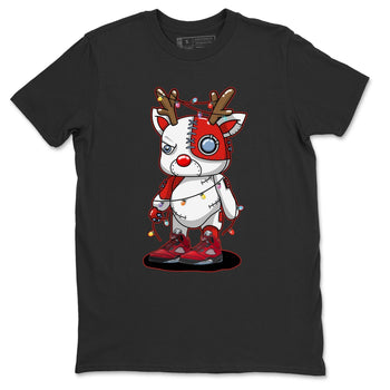 Jordan 5 Raging Bull Sneaker Match Tees Cyborg Reindeer Sneaker Tees Jordan 5 Raging Bull Sneaker Release Tees Unisex Shirts