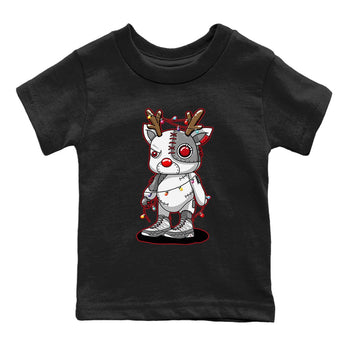 Jordan 9 Fire Red Sneaker Match Tees Cyborg Reindeer Sneaker Tees Jordan 9 Fire Red Sneaker Release Tees Kids Shirts