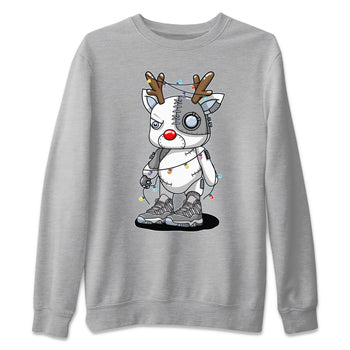 Jordan 11 Cool Grey Sneaker Match Tees Cyborg Reindeer Sneaker Tees Jordan 11 Cool Grey Sneaker Release Tees Unisex Shirts