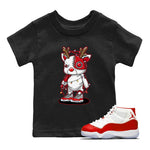 Jordan 11 Cherry Sneaker Match Tees Cyborg Reindeer Sneaker Tees Jordan 11 Cherry Sneaker Release Tees Kids Shirts