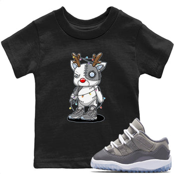 Jordan 11 Cool Grey Sneaker Match Tees Cyborg Reindeer Sneaker Tees Jordan 11 Cool Grey Sneaker Release Tees Kids Shirts