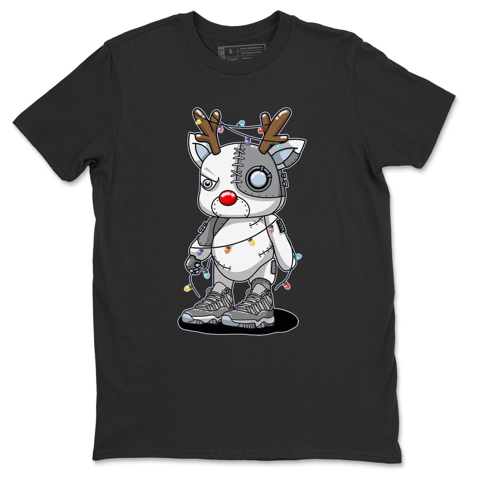 Jordan 11 Cool Grey Sneaker Match Tees Cyborg Reindeer Sneaker Tees Jordan 11 Cool Grey Sneaker Release Tees Unisex Shirts