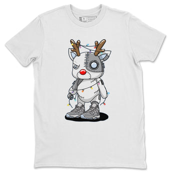 Jordan 11 Cool Grey Sneaker Match Tees Cyborg Reindeer Sneaker Tees Jordan 11 Cool Grey Sneaker Release Tees Unisex Shirts