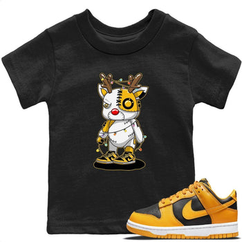 Dunk Championship Goldenrod Sneaker Match Tees Cyborg Reindeer Sneaker Tees Dunk Championship Goldenrod Sneaker Release Tees Kids Shirts