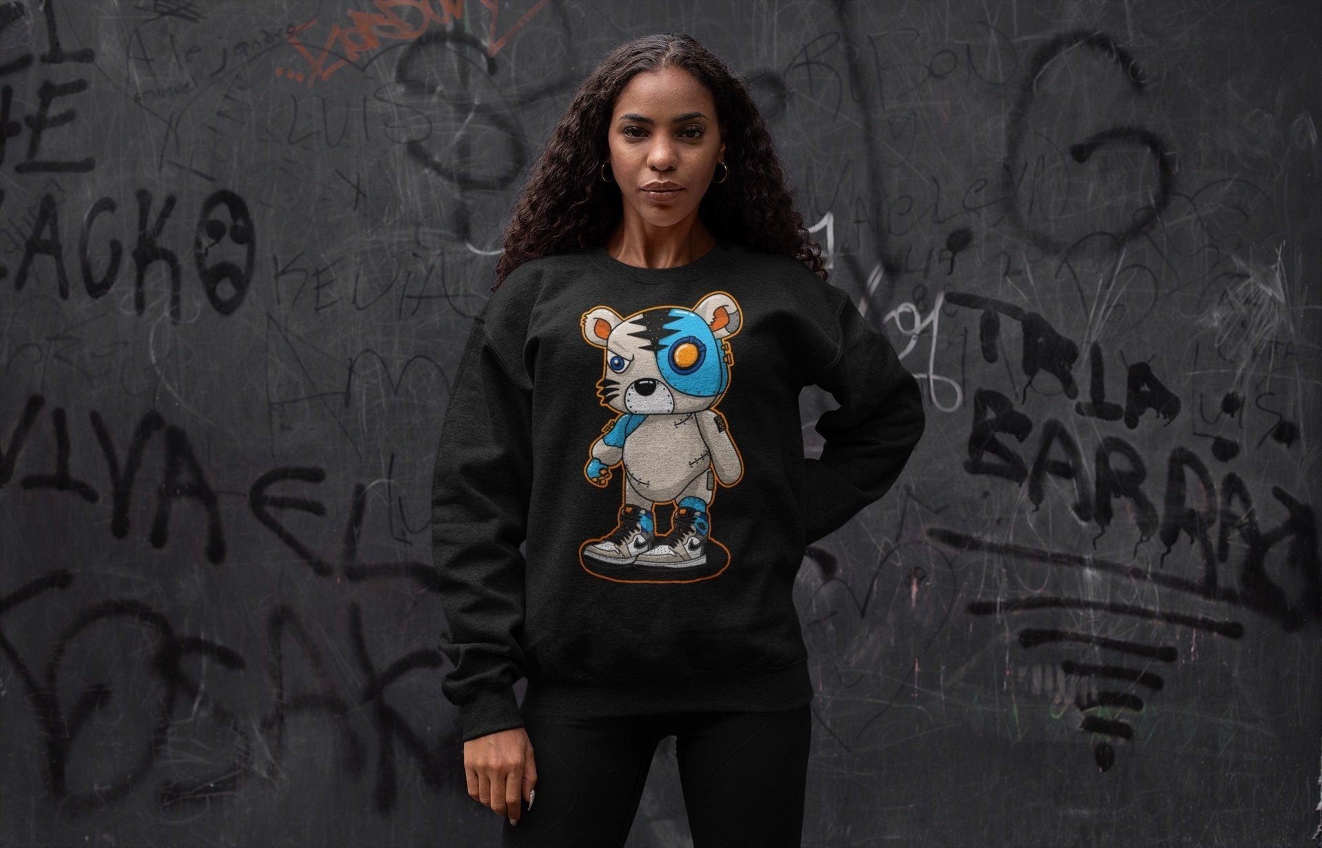Jordan 1 Prototype Sneaker Match Tees Cyborg Tiger Sneaker Tees Jordan 1 Prototype Sneaker Release Tees Unisex Shirts