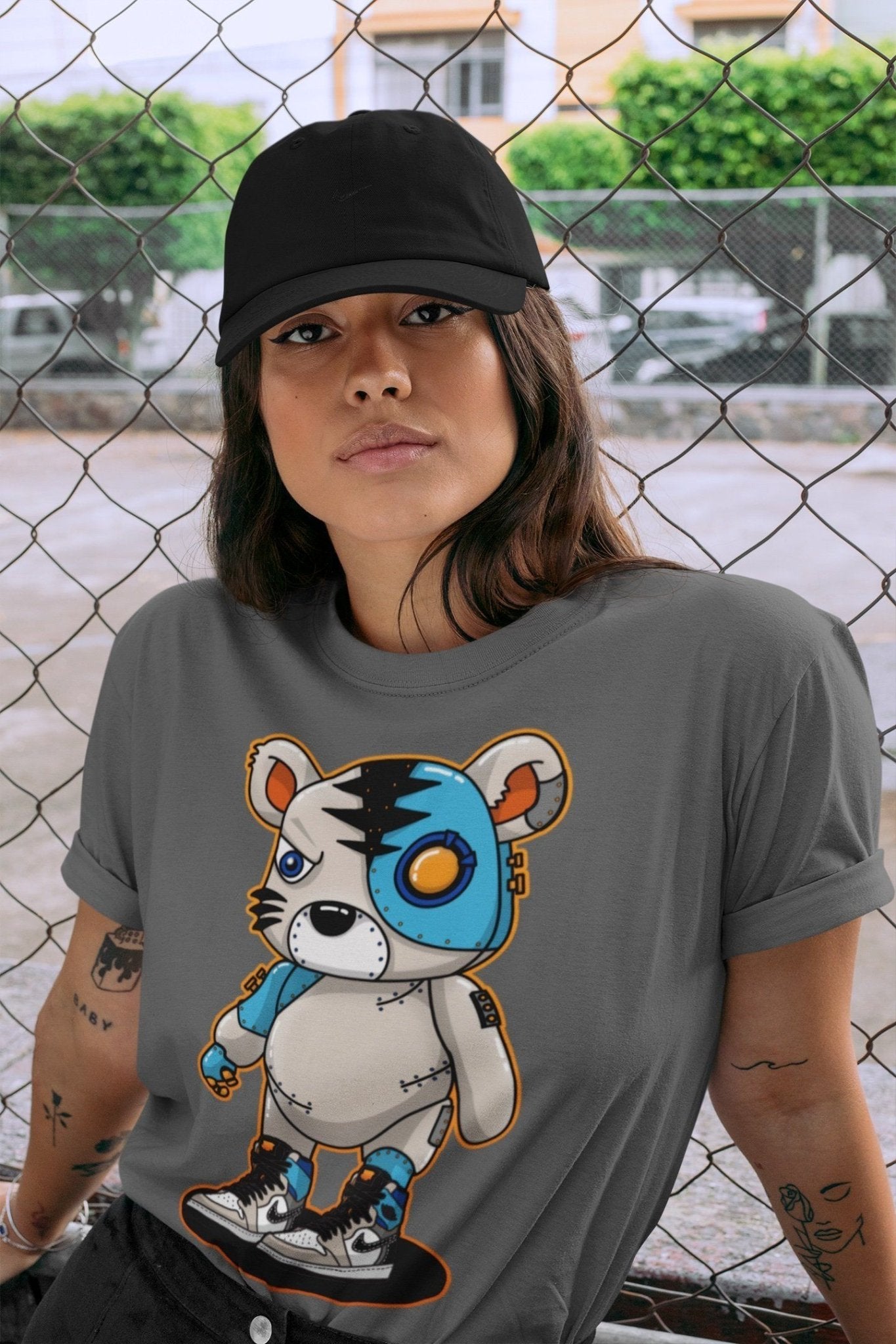 Jordan 1 Prototype Sneaker Match Tees Cyborg Tiger Sneaker Tees Jordan 1 Prototype Sneaker Release Tees Unisex Shirts