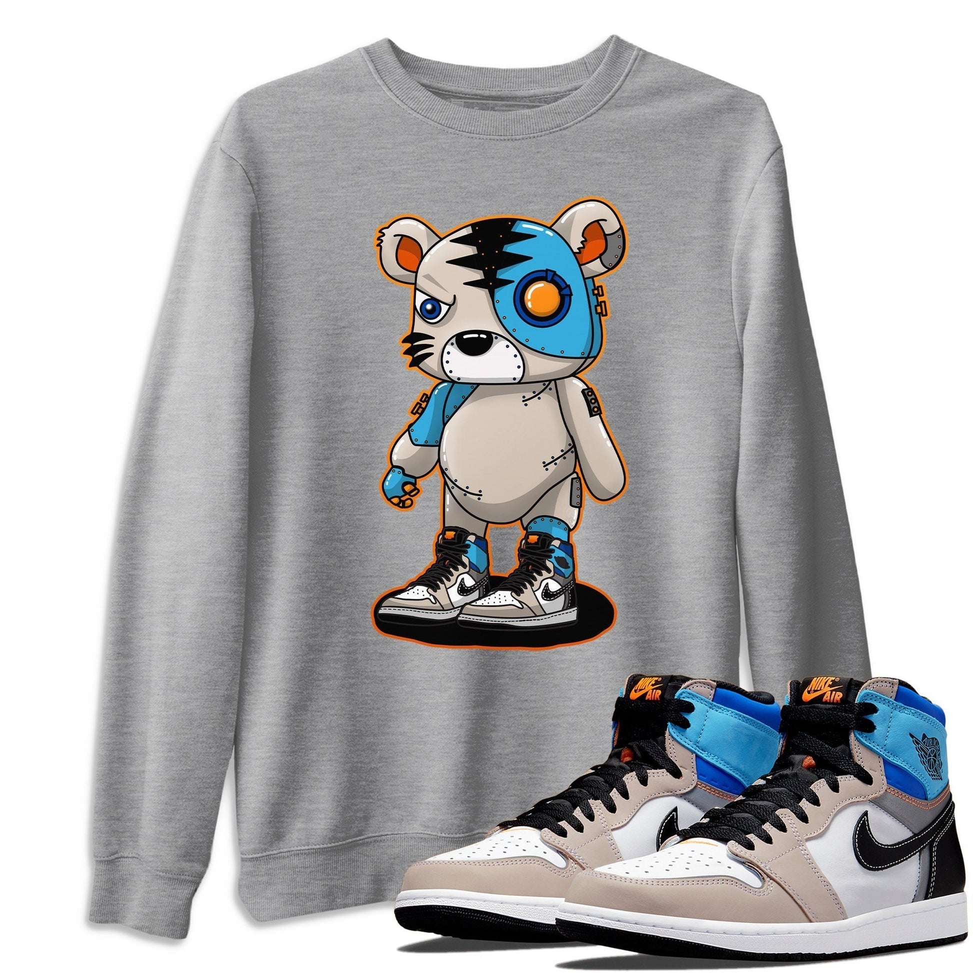 Jordan 1 Prototype Sneaker Match Tees Cyborg Tiger Sneaker Tees Jordan 1 Prototype Sneaker Release Tees Unisex Shirts
