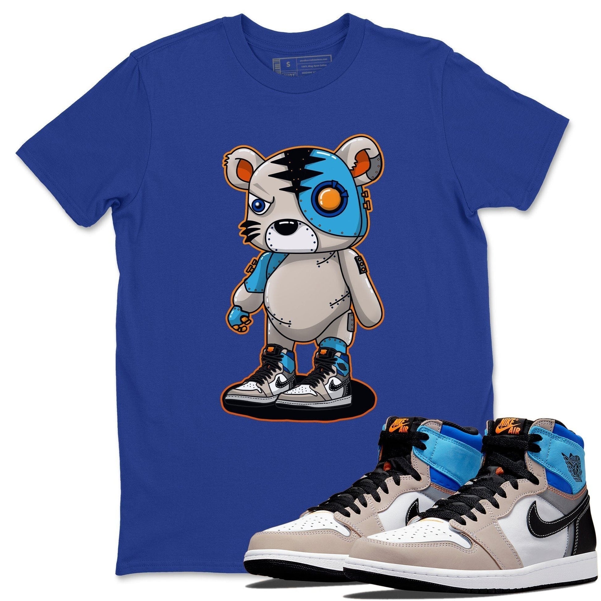 Jordan 1 Prototype Sneaker Match Tees Cyborg Tiger Sneaker Tees Jordan 1 Prototype Sneaker Release Tees Unisex Shirts