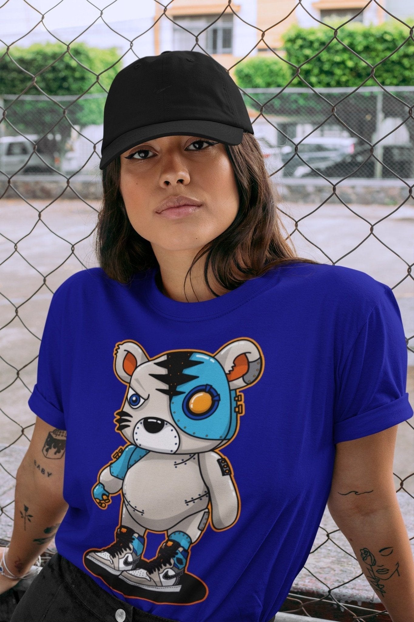 Jordan 1 Prototype Sneaker Match Tees Cyborg Tiger Sneaker Tees Jordan 1 Prototype Sneaker Release Tees Unisex Shirts