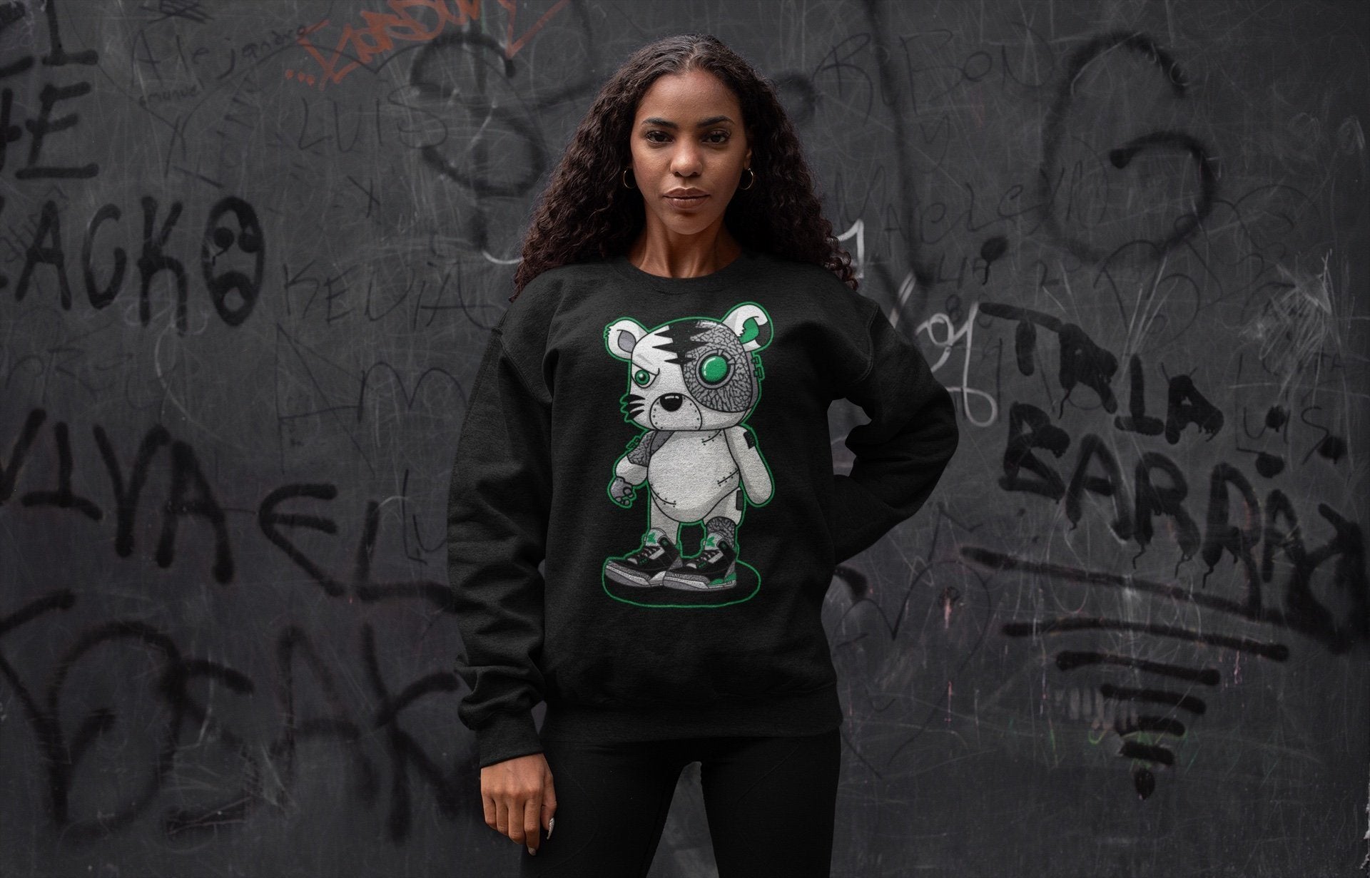 Jordan 3 Pine Green Sneaker Match Tees Cyborg Tiger Sneaker Tees Jordan 3 Pine Green Sneaker Release Tees Unisex Shirts