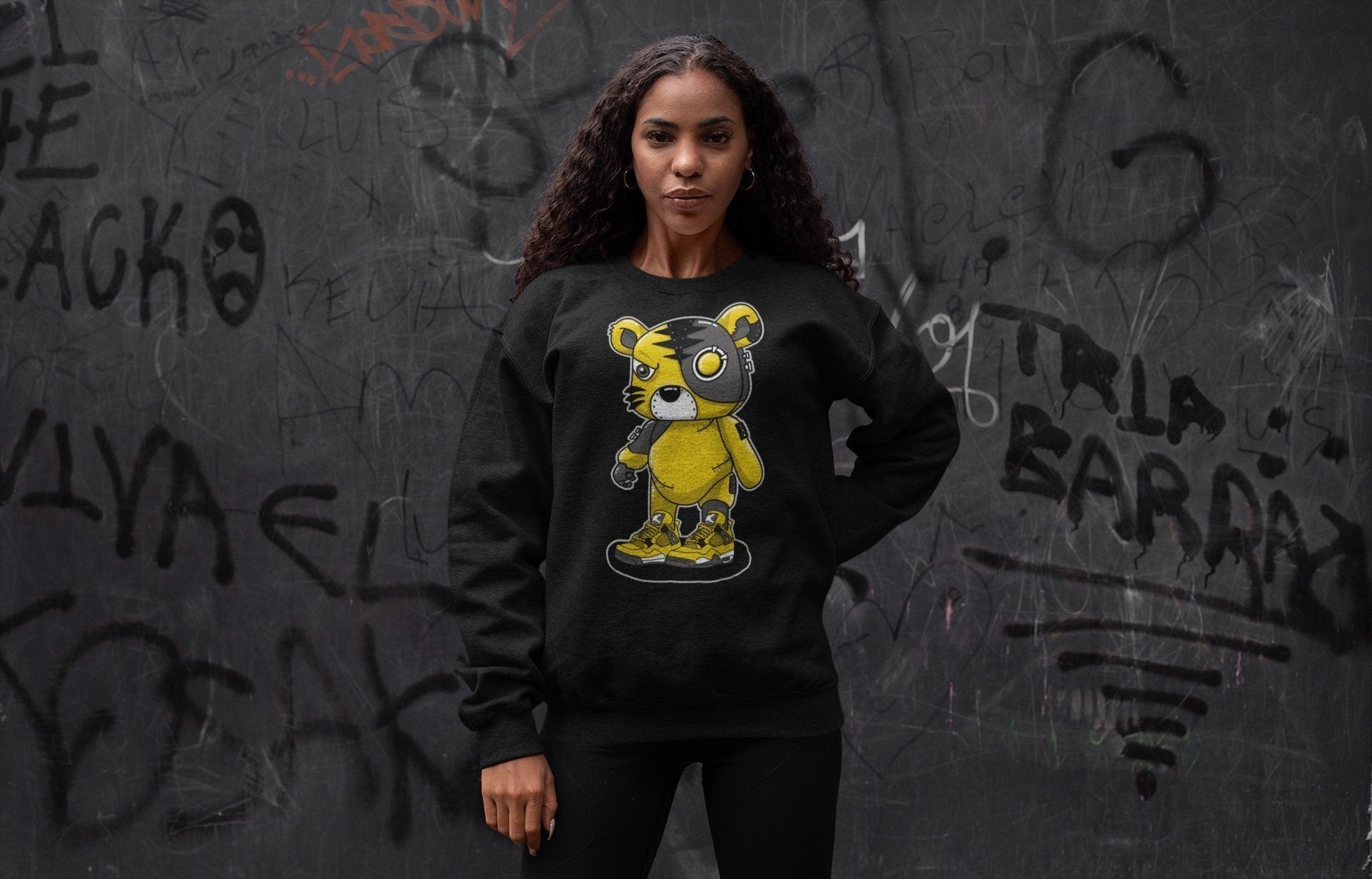 Jordan 4 Lightning Sneaker Match Tees Cyborg Tiger Sneaker Tees Jordan 4 Lightning Sneaker Release Tees Unisex Shirts