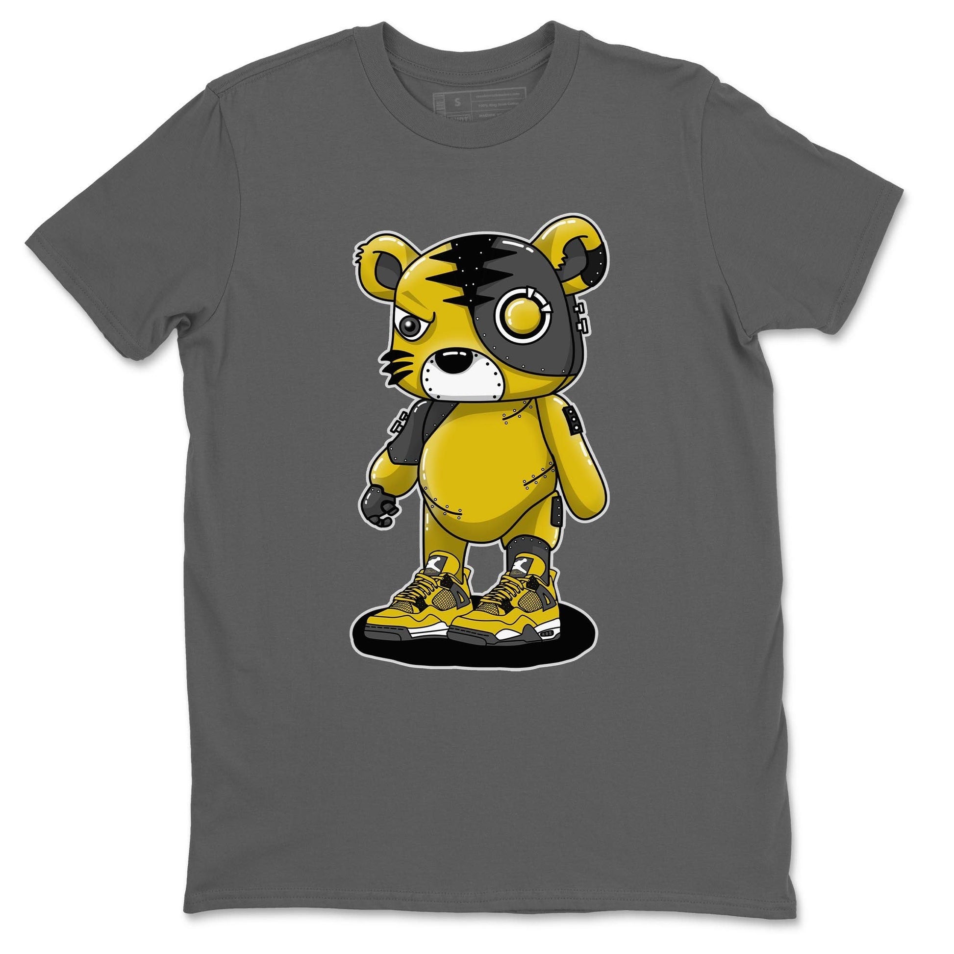 Jordan 4 Lightning Sneaker Match Tees Cyborg Tiger Sneaker Tees Jordan 4 Lightning Sneaker Release Tees Unisex Shirts