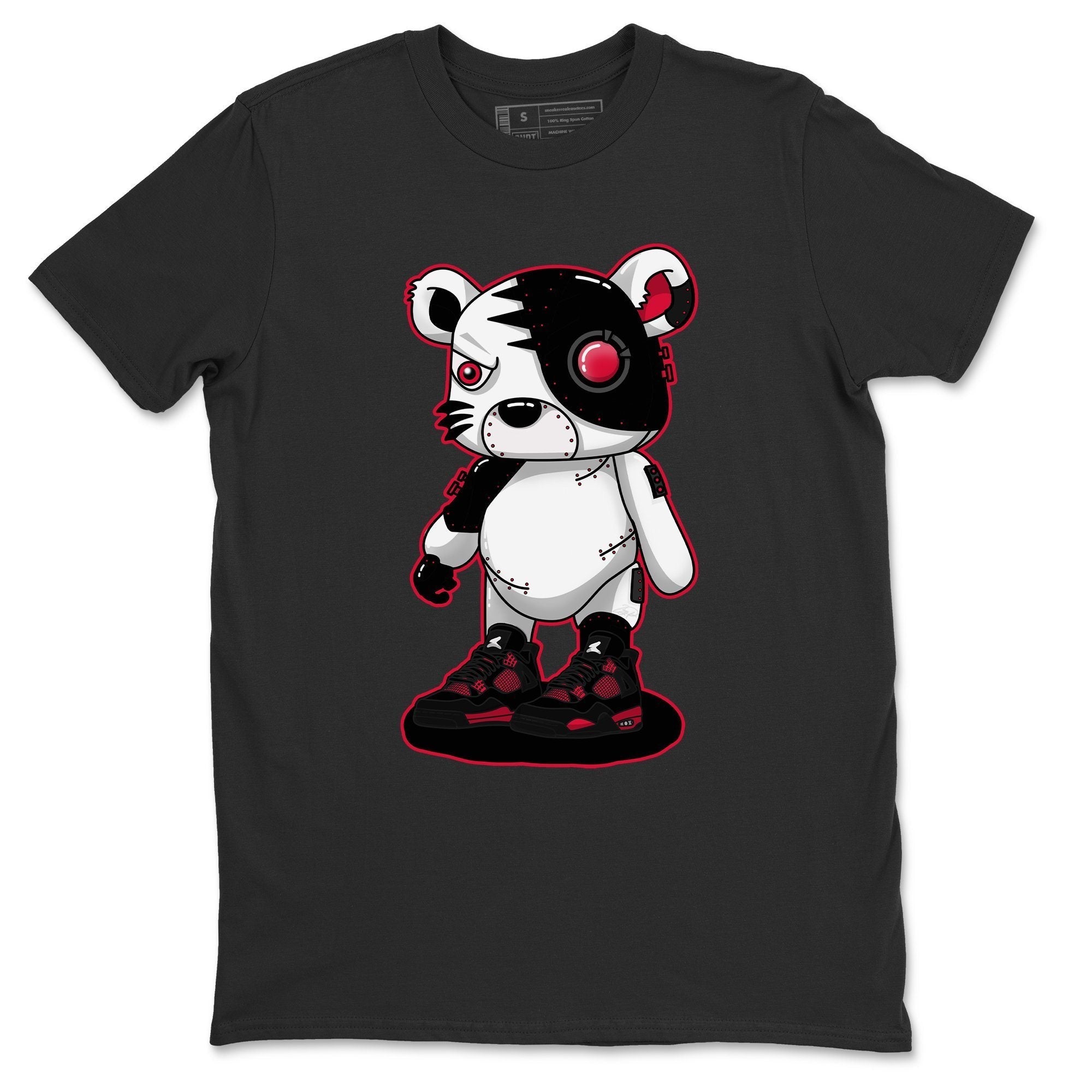 Jordan 4 Red Thunder Sneaker Match Tees Cyborg Tiger Sneaker Tees Jordan 4 Red Thunder Sneaker Release Tees Unisex Shirts