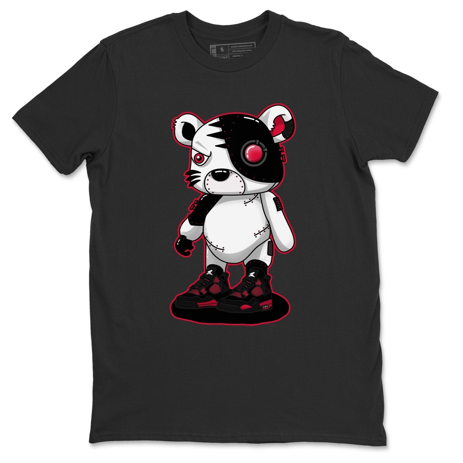 Jordan 4 Red Thunder Sneaker Match Tees Cyborg Tiger Sneaker Tees Jordan 4 Red Thunder Sneaker Release Tees Unisex Shirts