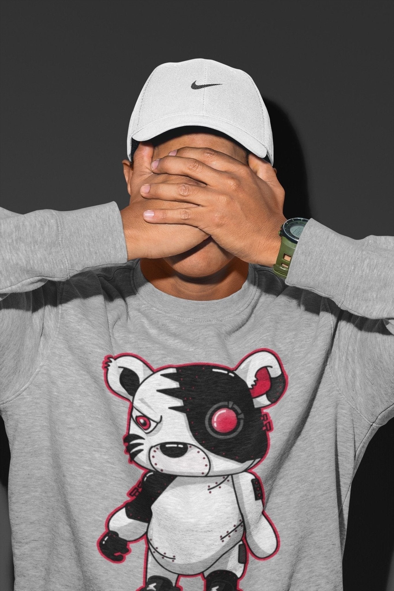 Jordan 4 Red Thunder Sneaker Match Tees Cyborg Tiger Sneaker Tees Jordan 4 Red Thunder Sneaker Release Tees Unisex Shirts