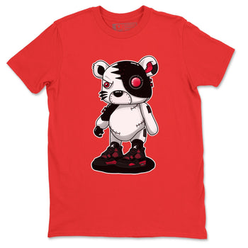 Jordan 4 Red Thunder Sneaker Match Tees Cyborg Tiger Sneaker Tees Jordan 4 Red Thunder Sneaker Release Tees Unisex Shirts