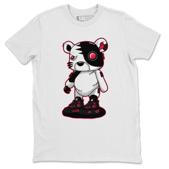 Jordan 4 Red Thunder Sneaker Match Tees Cyborg Tiger Sneaker Tees Jordan 4 Red Thunder Sneaker Release Tees Unisex Shirts