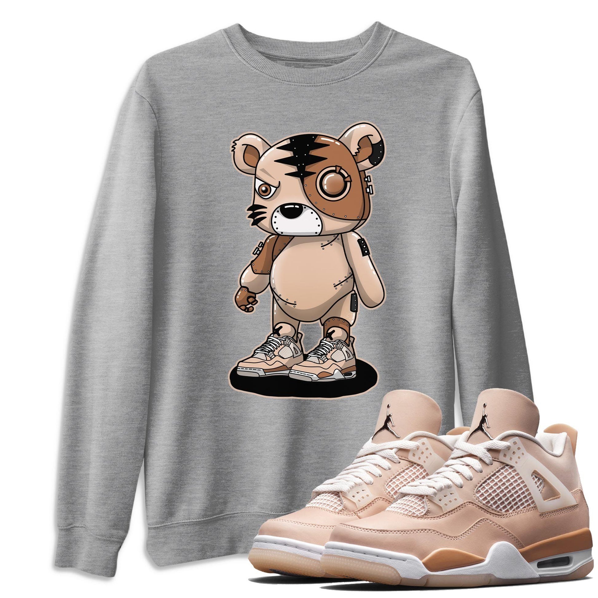 Jordan 4 Shimmer Sneaker Match Tees Cyborg Tiger Sneaker Tees Jordan 4 Shimmer Sneaker Release Tees Unisex Shirts