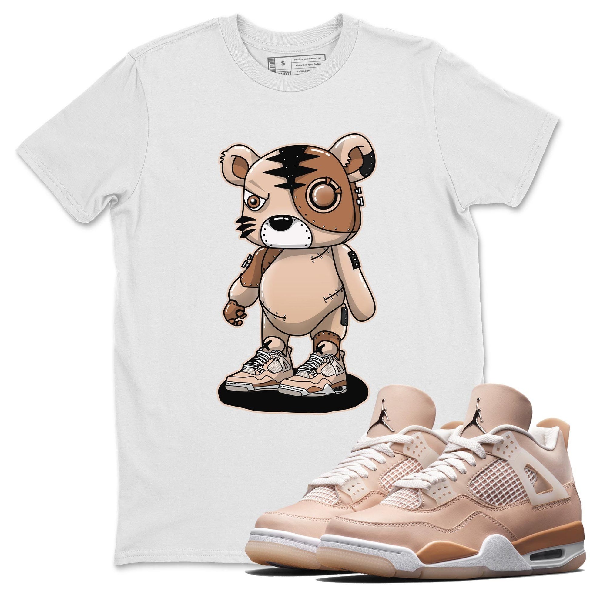 Jordan 4 Shimmer Sneaker Match Tees Cyborg Tiger Sneaker Tees Jordan 4 Shimmer Sneaker Release Tees Unisex Shirts