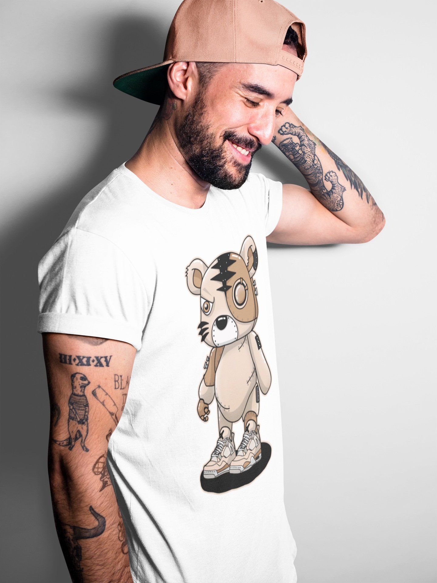 Jordan 4 Shimmer Sneaker Match Tees Cyborg Tiger Sneaker Tees Jordan 4 Shimmer Sneaker Release Tees Unisex Shirts