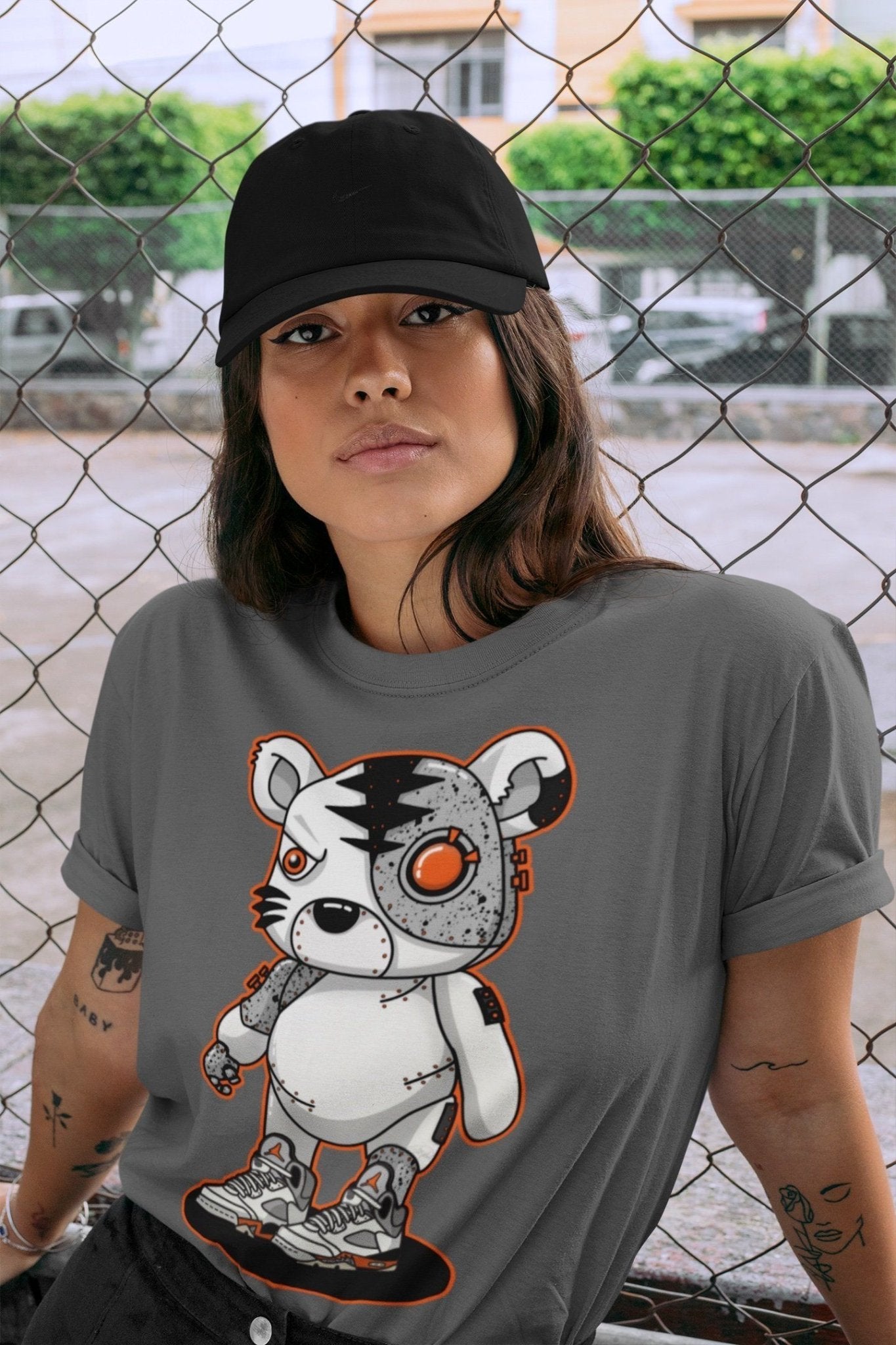 Jordan 5 Shattered Backboard Sneaker Match Tees Cyborg Tiger Sneaker Tees Jordan 5 Shattered Backboard Sneaker Release Tees Unisex Shirts