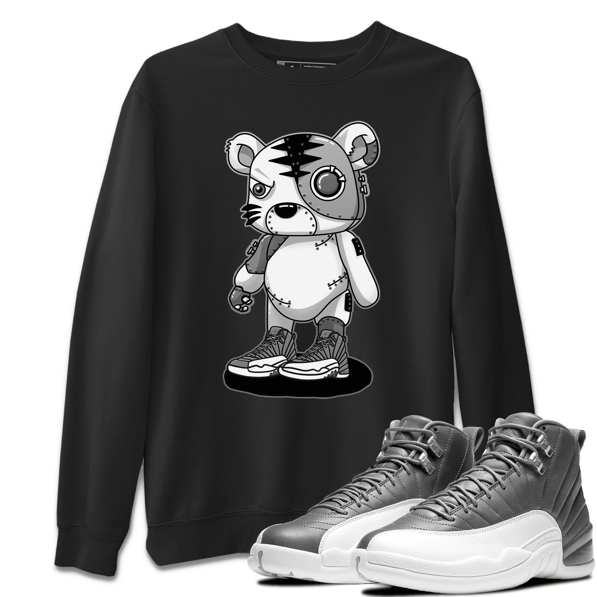 Jordan 12 Stealth Sneaker Match Tees Cyborg Tiger Sneaker Tees Jordan 12 Stealth Sneaker Release Tees Unisex Shirts