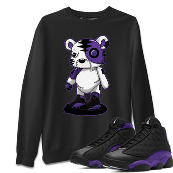 Jordan 13 Court Purple Sneaker Match Tees Cyborg Tiger Sneaker Tees Jordan 13 Court Purple Sneaker Release Tees Unisex Shirts