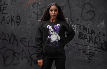 Jordan 13 Court Purple Sneaker Match Tees Cyborg Tiger Sneaker Tees Jordan 13 Court Purple Sneaker Release Tees Unisex Shirts