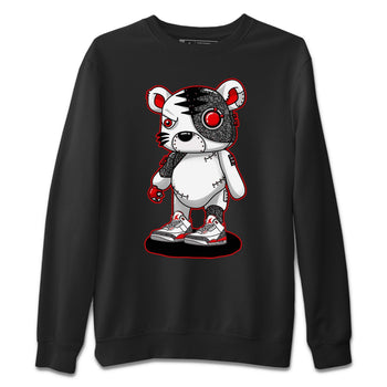 Jordan 3 Fire Red Sneaker Match Tees Cyborg Tiger Sneaker Tees Jordan 3 Fire Red Sneaker Release Tees Unisex Shirts