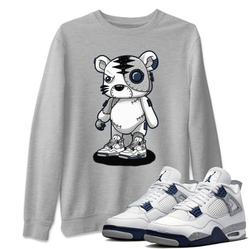 Jordan 4 Midnight Navy Sneaker Match Tees Cyborg Tiger Sneaker Tees Jordan 4 Midnight Navy Sneaker Release Tees Unisex Shirts
