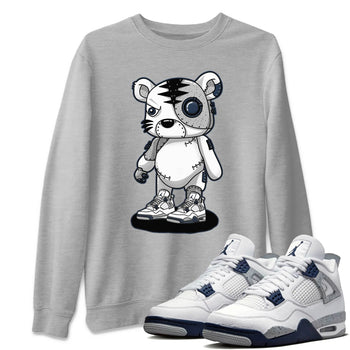 Jordan 4 Midnight Navy Sneaker Match Tees Cyborg Tiger Sneaker Tees Jordan 4 Midnight Navy Sneaker Release Tees Unisex Shirts