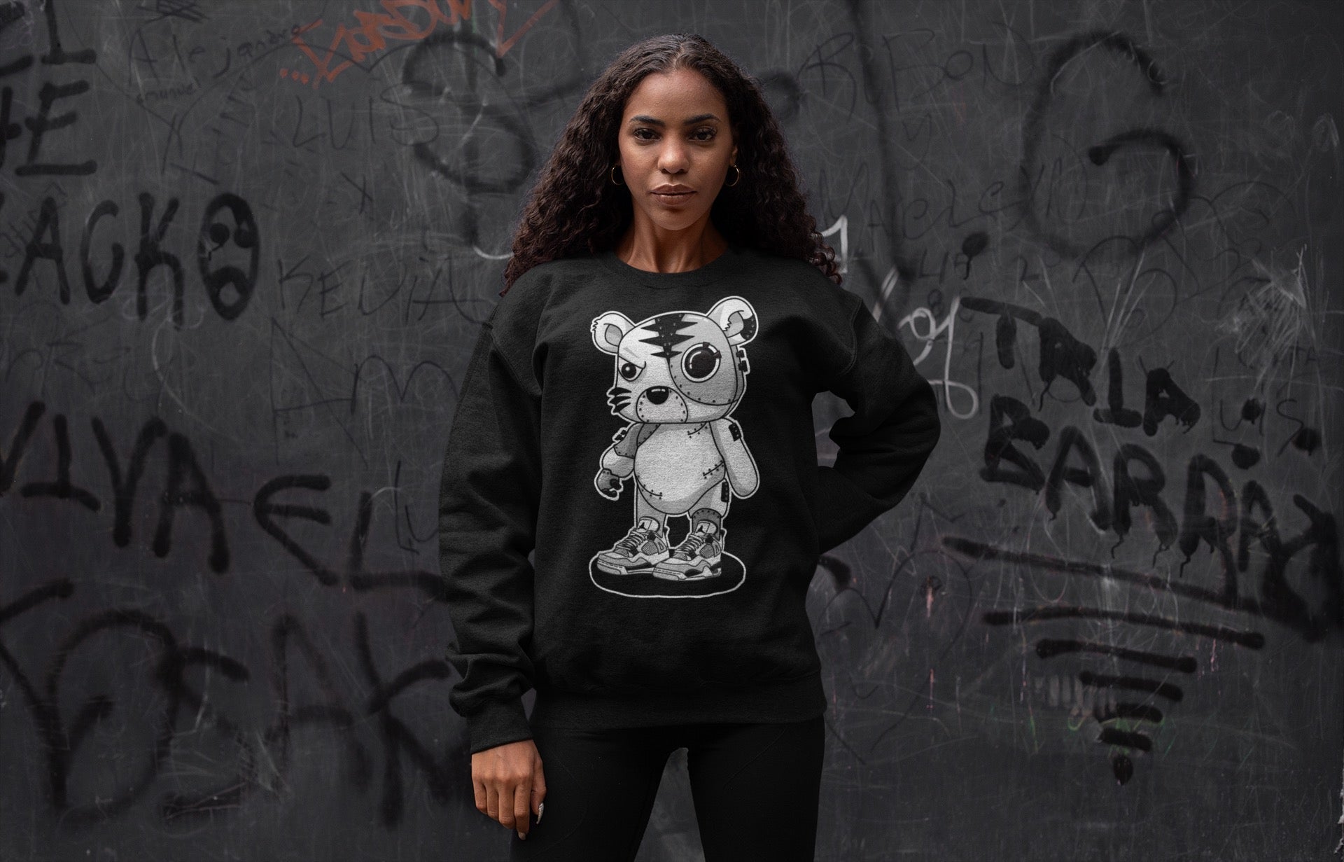 Jordan 4 Military Black Sneaker Match Tees Cyborg Tiger Sneaker Tees Jordan 4 Military Black Sneaker Release Tees Unisex Shirts