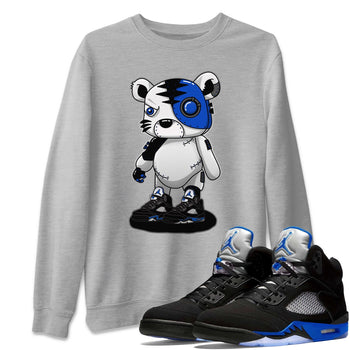 Jordan 5 Racer Blue Sneaker Match Tees Cyborg Tiger Sneaker Tees Jordan 5 Racer Blue Sneaker Release Tees Unisex Shirts