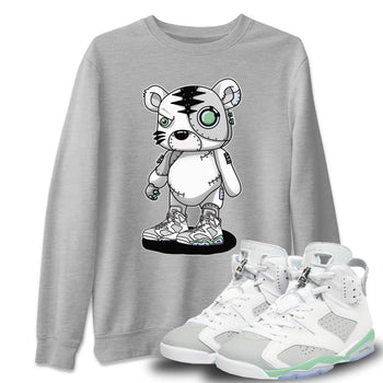 Jordan 6 Mint Foam Sneaker Match Tees Cyborg Tiger Sneaker Tees Jordan 6 Mint Foam Sneaker Release Tees Unisex Shirts