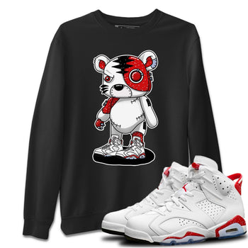Jordan 6 Red Velvet Cookies Sneaker Match Tees Cyborg Tiger Sneaker Tees Jordan 6 Red Velvet Cookies Sneaker Release Tees Unisex Shirts
