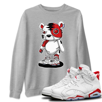 Jordan 6 Red Velvet Cookies Sneaker Match Tees Cyborg Tiger Sneaker Tees Jordan 6 Red Velvet Cookies Sneaker Release Tees Unisex Shirts