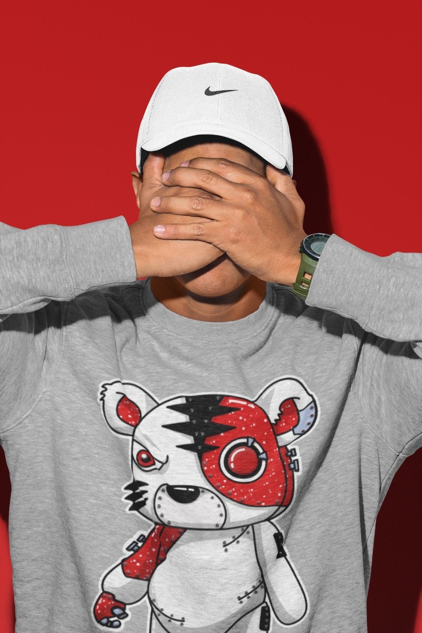 Jordan 6 Red Velvet Cookies Sneaker Match Tees Cyborg Tiger Sneaker Tees Jordan 6 Red Velvet Cookies Sneaker Release Tees Unisex Shirts