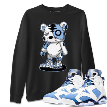 Jordan 6 UNC Sneaker Match Tees Cyborg Tiger Sneaker Tees Jordan 6 UNC Sneaker Release Tees Unisex Shirts