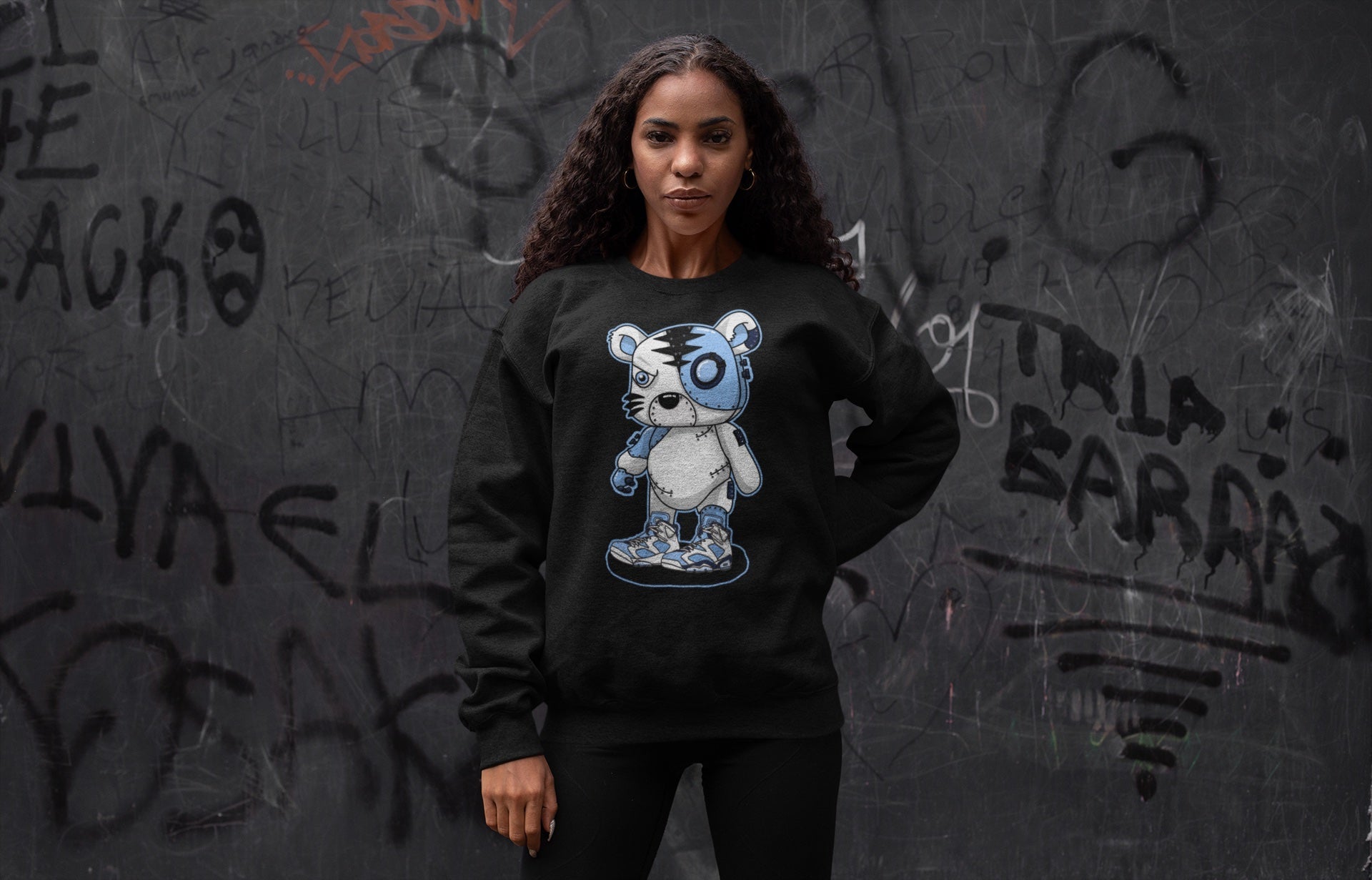 Jordan 6 UNC Sneaker Match Tees Cyborg Tiger Sneaker Tees Jordan 6 UNC Sneaker Release Tees Unisex Shirts