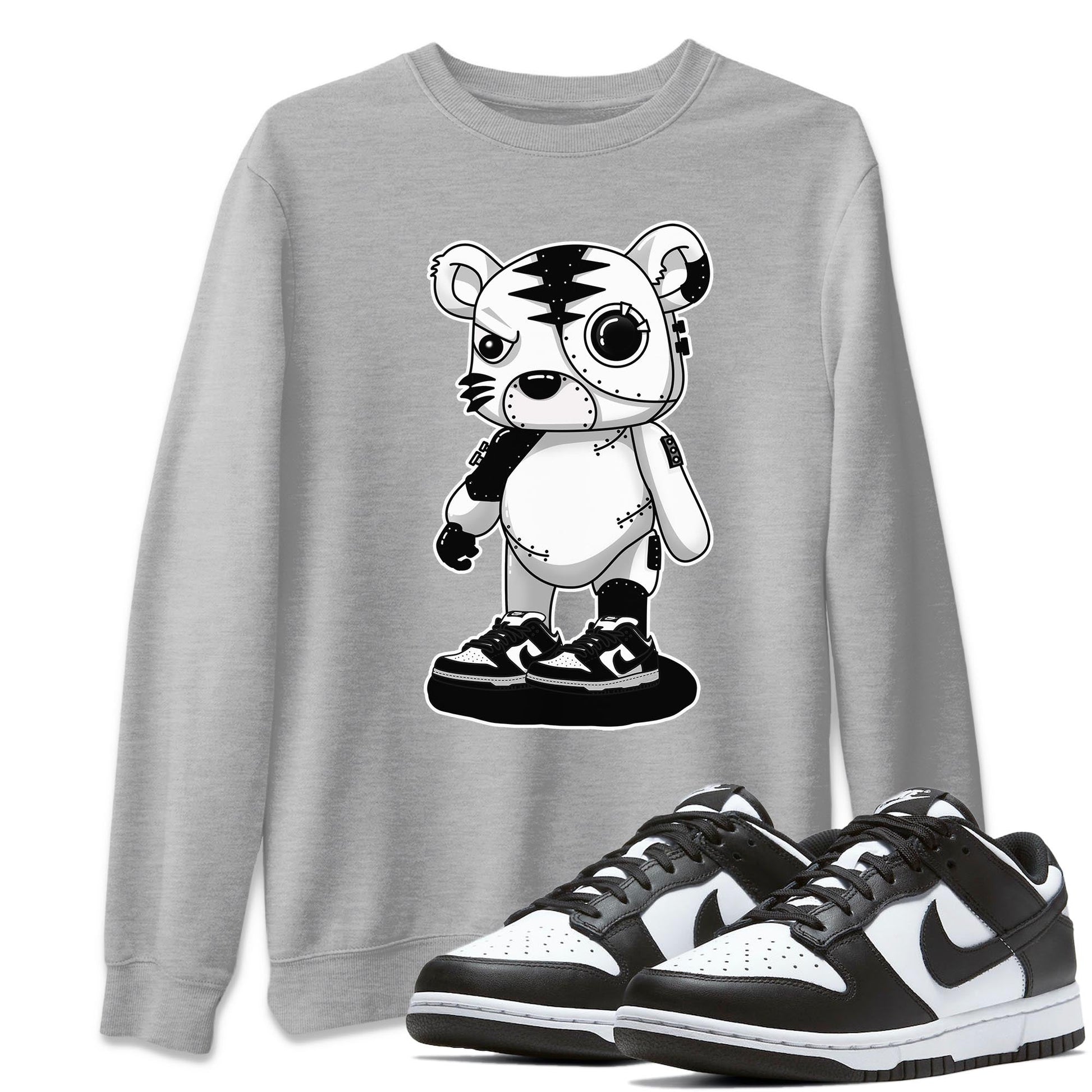 Dunk Panda Sneaker Match Tees Cyborg Tiger Sneaker Tees Dunk Panda Sneaker Release Tees Unisex Shirts