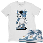 Jordan 1 Denim Sneaker Match Tees Cyborg Tiger Sneaker Tees Jordan 1 Denim Sneaker Release Tees Unisex Shirts