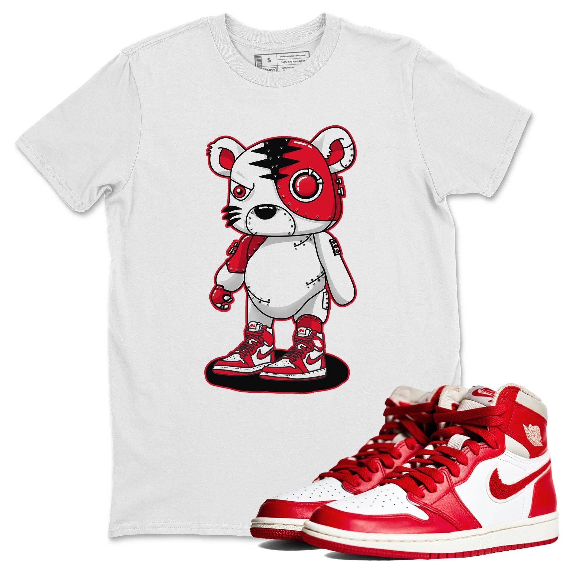 Jordan 1 Newstalgia Sneaker Match Tees Cyborg Tiger Sneaker Tees Jordan 1 Newstalgia Sneaker Release Tees Unisex Shirts