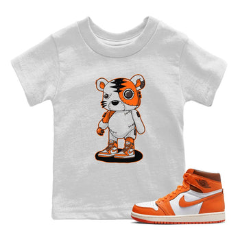 Jordan 1 Starfish Sneaker Match Tees Cyborg Tiger Sneaker Tees Jordan 1 Starfish Sneaker Release Tees Kids Shirts