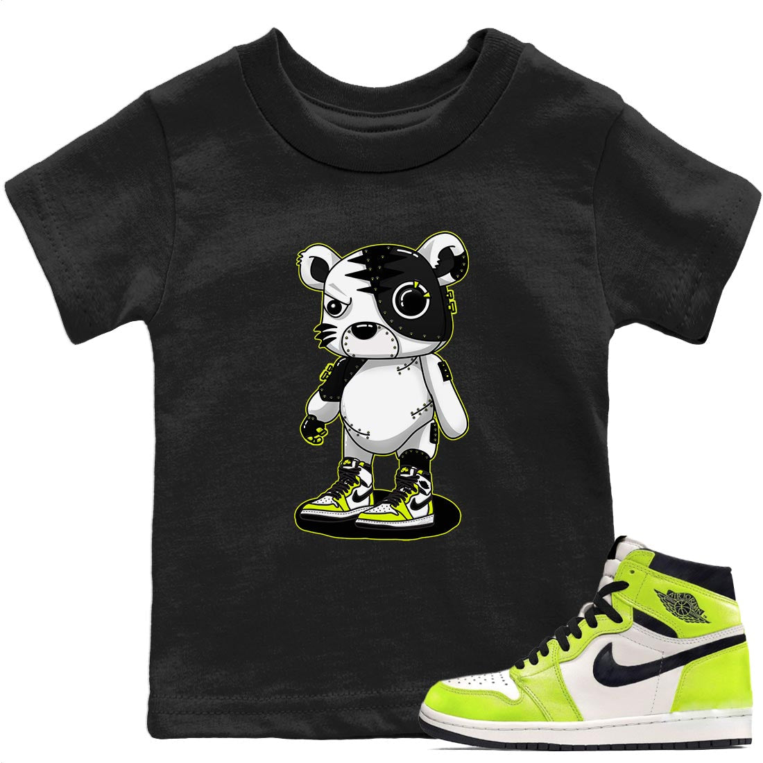 Jordan 1 Visionaire Sneaker Match Tees Cyborg Tiger Sneaker Tees Jordan 1 Visionaire Sneaker Release Tees Kids Shirts