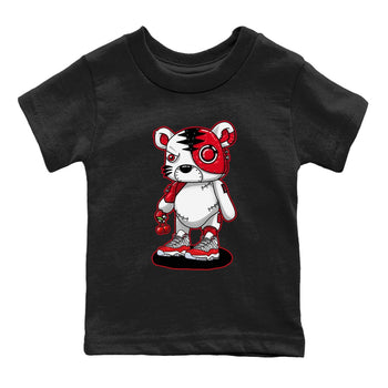 Jordan 11 Cherry Sneaker Match Tees Cyborg Tiger Sneaker Tees Jordan 11 Cherry Sneaker Release Tees Kids Shirts