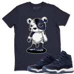 Jordan 11 Midnight Navy Sneaker Match Tees Cyborg Tiger Sneaker Tees Jordan 11 Midnight Navy Sneaker Release Tees Unisex Shirts
