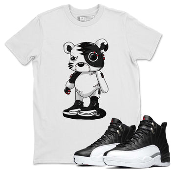 Jordan 12 Playoffs Sneaker Match Tees Cyborg Tiger Sneaker Tees Jordan 12 Playoffs Sneaker Release Tees Unisex Shirts