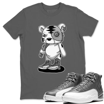 Jordan 12 Stealth Sneaker Match Tees Cyborg Tiger Sneaker Tees Jordan 12 Stealth Sneaker Release Tees Unisex Shirts
