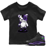 Jordan 13 Court Purple Sneaker Match Tees Cyborg Tiger Sneaker Tees Jordan 13 Court Purple Sneaker Release Tees Kids Shirts